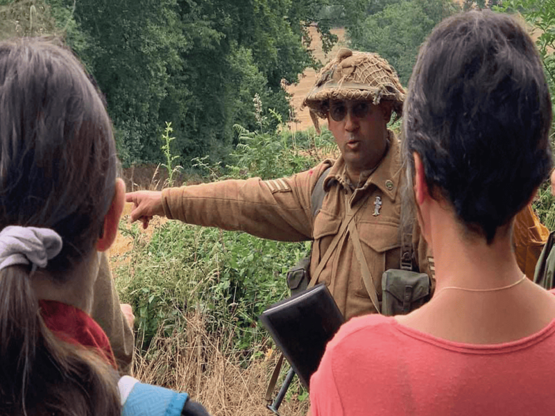 Berjou, été 44 : visite guidée du champ de bataille