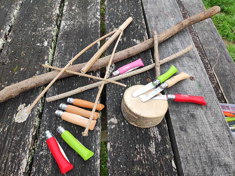 Sortie nature - Couteaux & bouts de bois